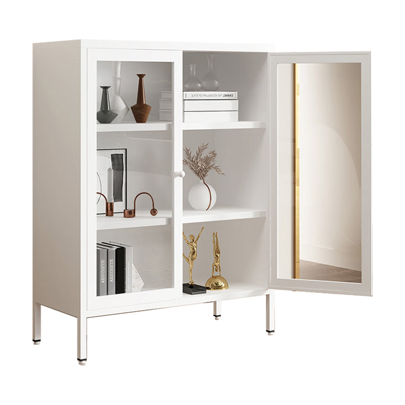 13.78"W Bookshelf Scandinavian Style Bookcase with Door for Home Office