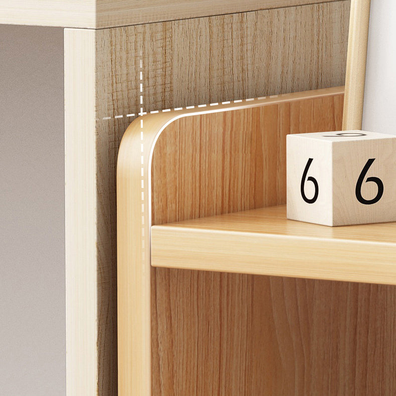 Scandinavian Shelf Bookcase Open Back Bookcase for Home Office