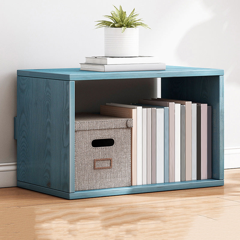 Open Back Modern Style Bookshelf 18"L Engineer Wood Bookshelf for Home Office