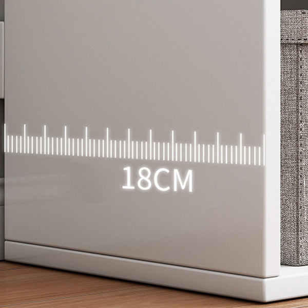 Open Back Modern Style Bookshelf 18"L Engineer Wood Bookshelf for Home Office