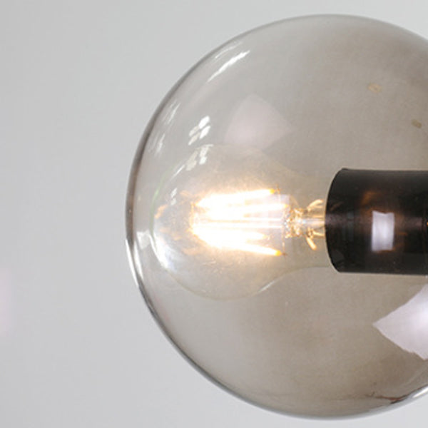 Modern Adjustable Length Hanging Light Globe Glass Pendant Light for Kitchen