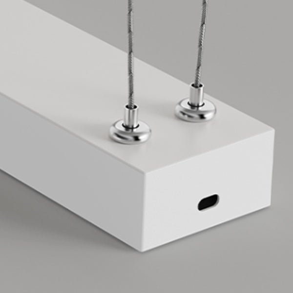 Modern Creative Style Hanging Lamp Linear Metal Island Light Fixture for Kitchen