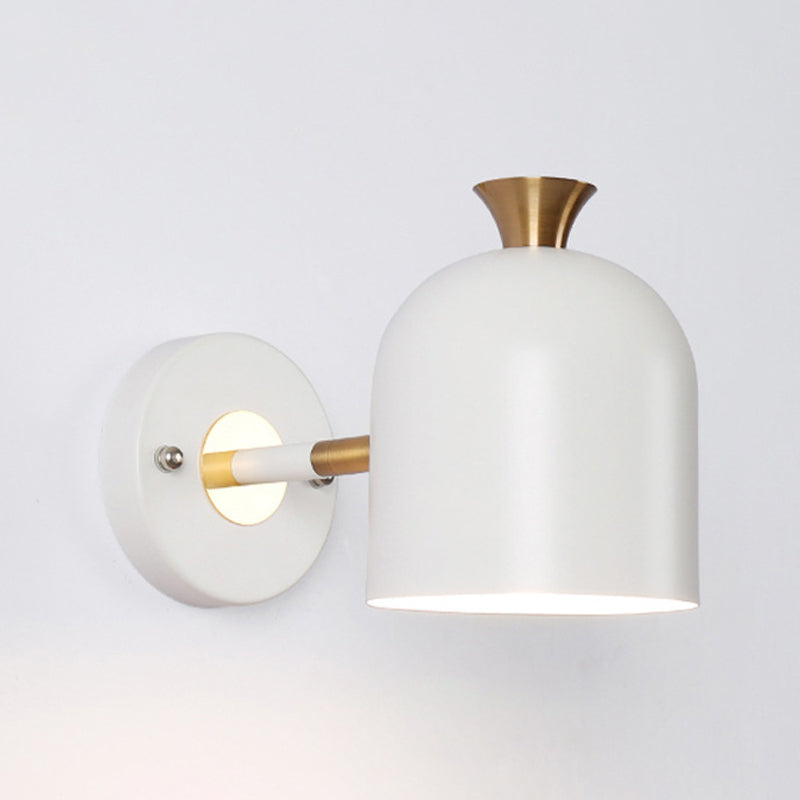 Minimalist Wall Sconce Lighting Household Colorful Metal Shade Wall Lighting Fixtures