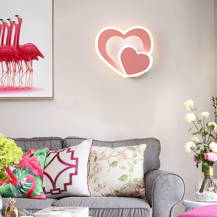 Contemporary Style Geometric Wall Lamps Metal Multi Lights Wall Mounted Lights