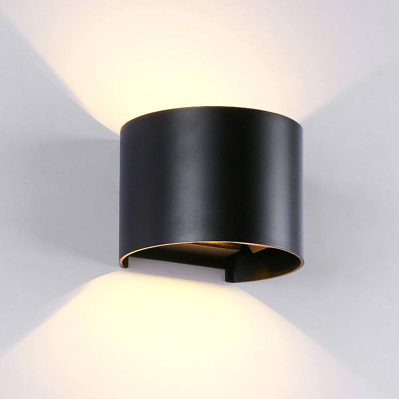 Contemporary Style Squared Wall Lamps Metal 2 Lights Wall Lighting