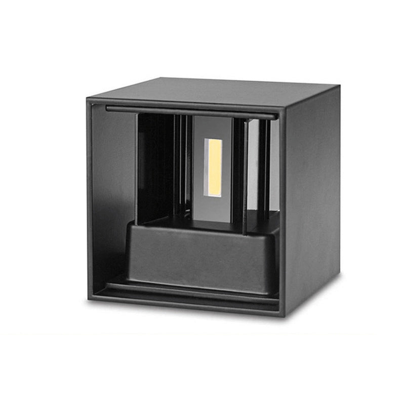 Contemporary Style Squared Wall Lamps Metal 2 Lights Wall Lighting
