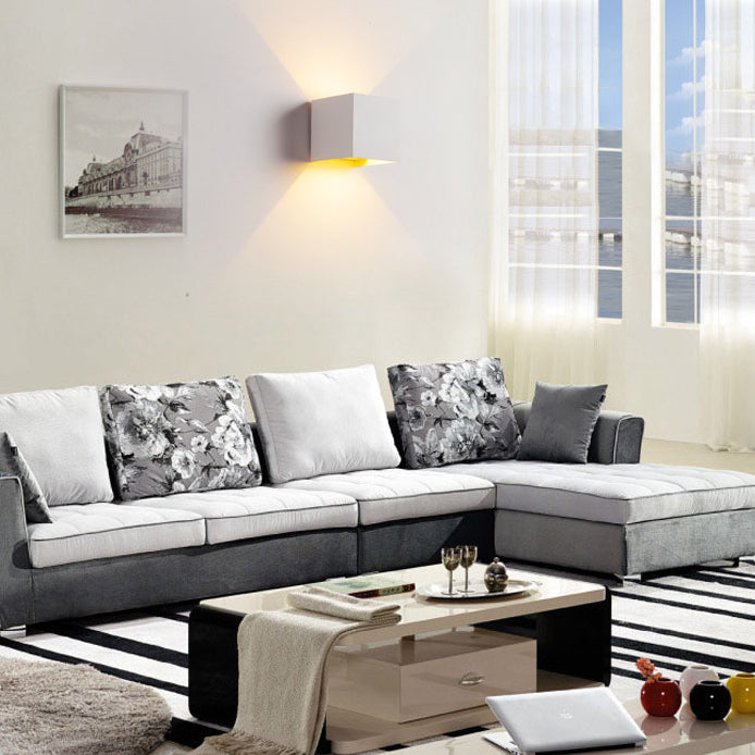 Contemporary Style Geometric Wall Lamps Metal 2 Lights Wall Lighting