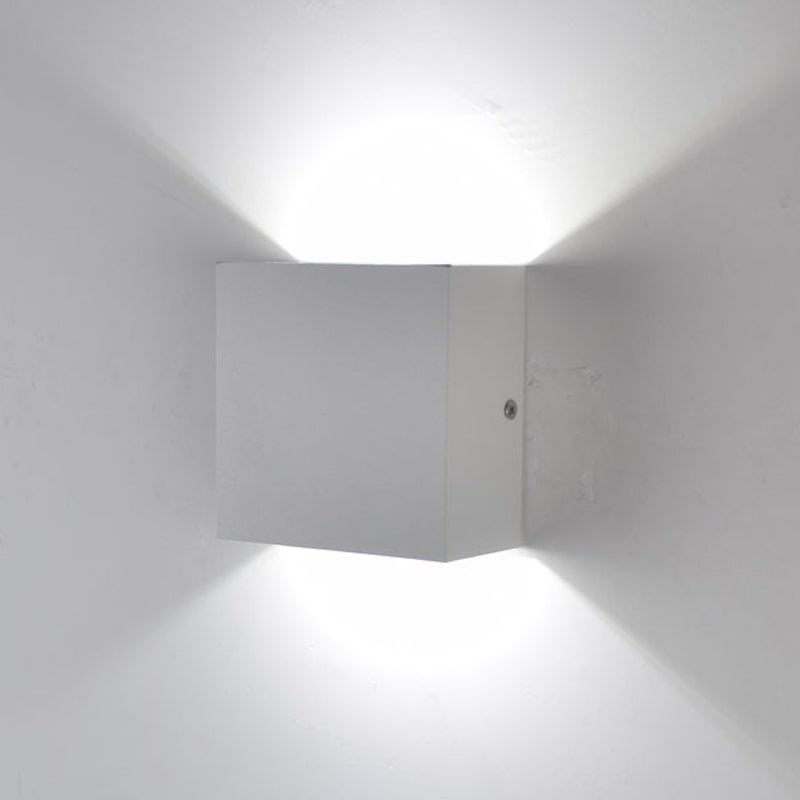 Contemporary Style Geometric Wall Lamps Metal 2 Lights Wall Lighting