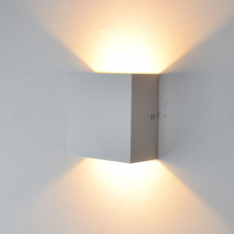 Contemporary Style Geometric Wall Lamps Metal 2 Lights Wall Lighting