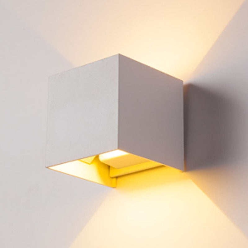 Contemporary Style Geometric Wall Lamps Metal 2 Lights Wall Lighting