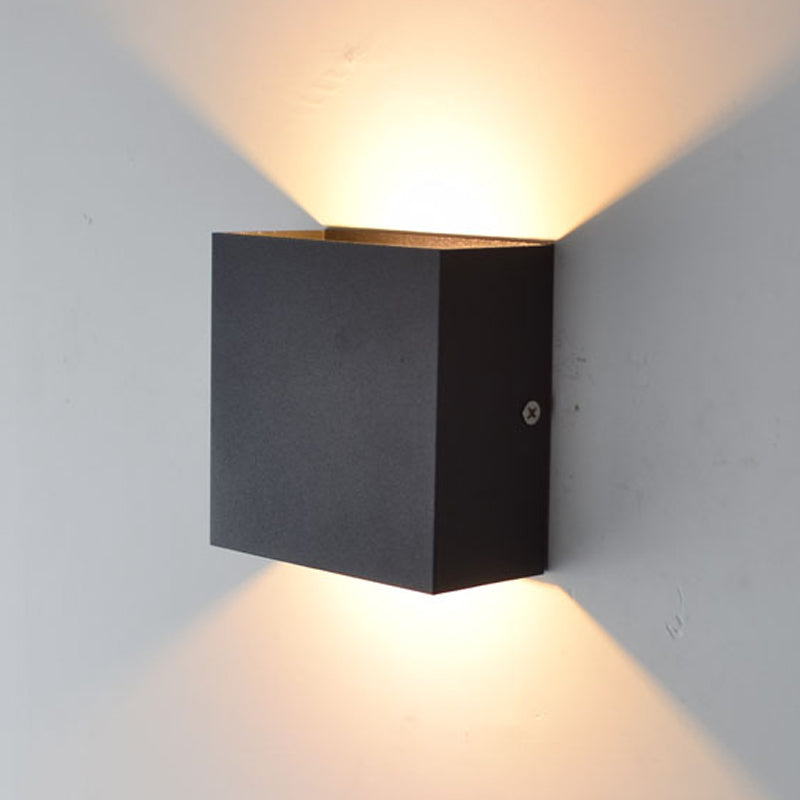 Contemporary Style Geometric Wall Lamps Metal 2 Lights Wall Lighting