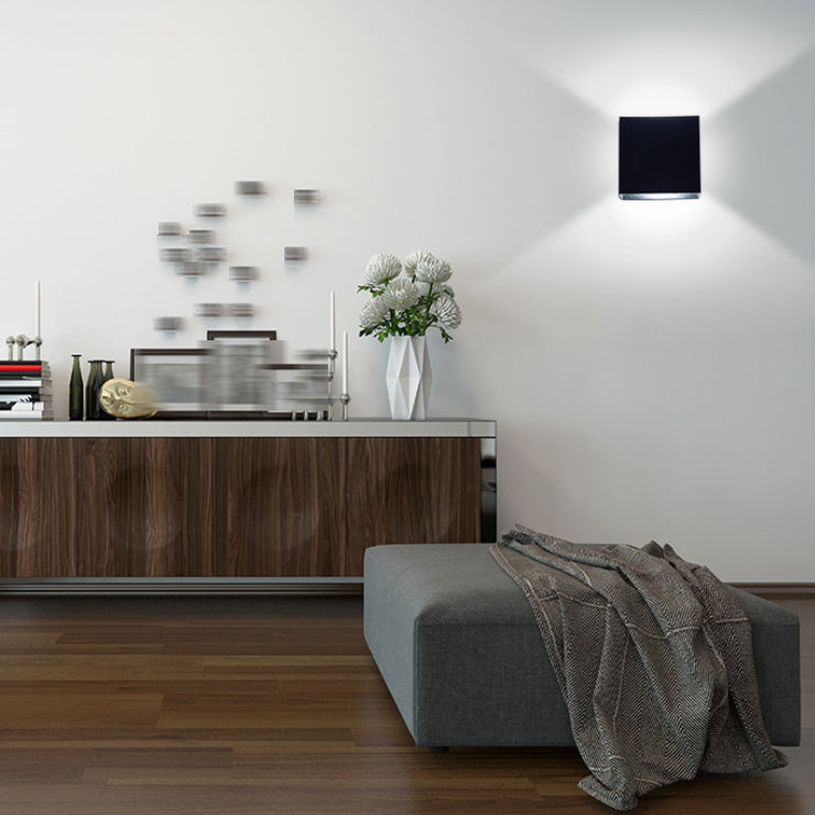 Contemporary Style Geometric Wall Lamps Metal 2 Lights Wall Lighting