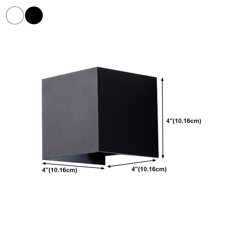 Contemporary Style Geometric Wall Lamps Metal 2 Lights Wall Lighting