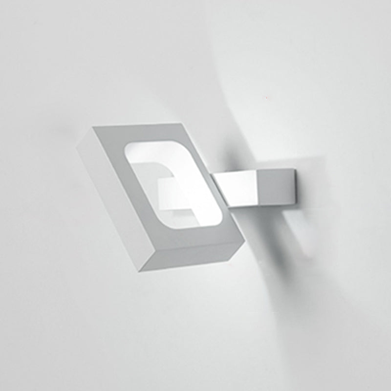 Metal Geometry Shape Wall Lights Modern Style 1 Light Wall Mount Fixture for Living Room