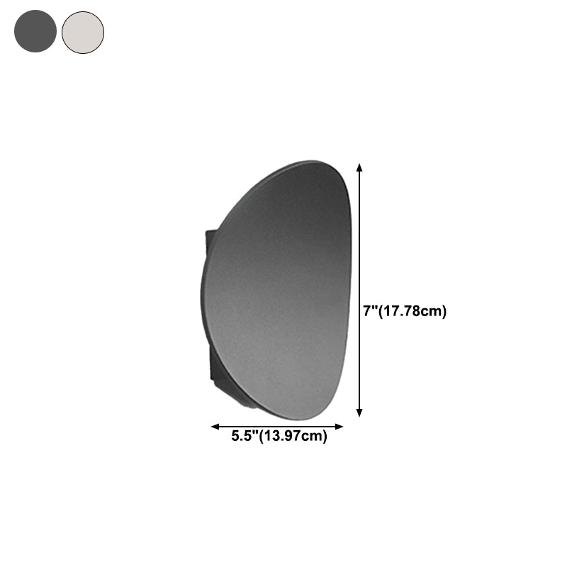 Metal Geometry Shape Wall Lights Modern Style 1 Light Wall Mount Fixture for Living Room