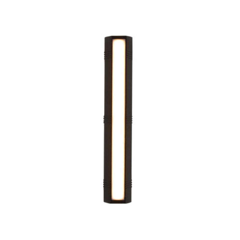 Metal Rectangle Shape Wall Lights Modern Style 2 Light Wall Mount Fixture for Living Room