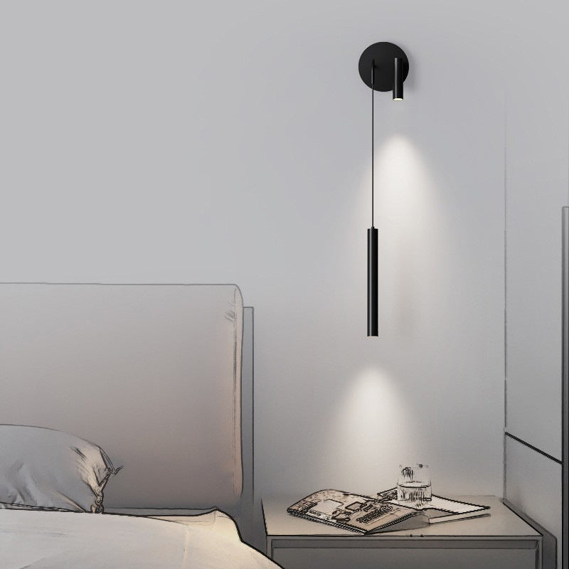 Modernist Wall Light Fixture Metal Reading Sconce Light for Bedroom