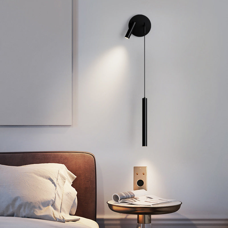 Modernist Wall Light Fixture Metal Reading Sconce Light for Bedroom