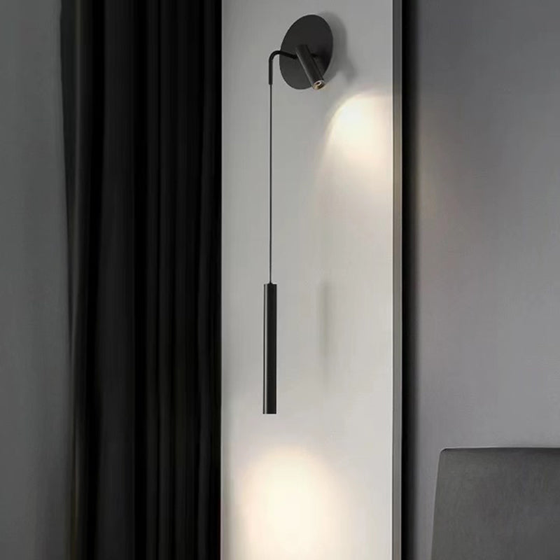 Modernist Wall Light Fixture Metal Reading Sconce Light for Bedroom