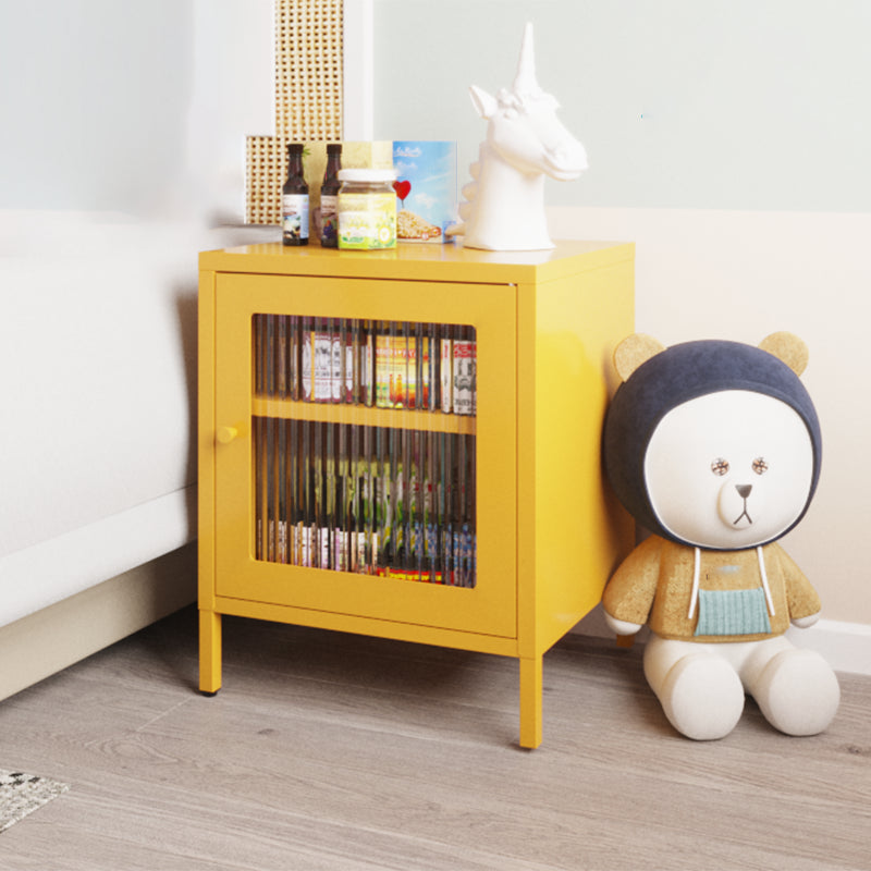 Metallic Pink/white/blue/yellow/black Square Door/round Door Nightstand