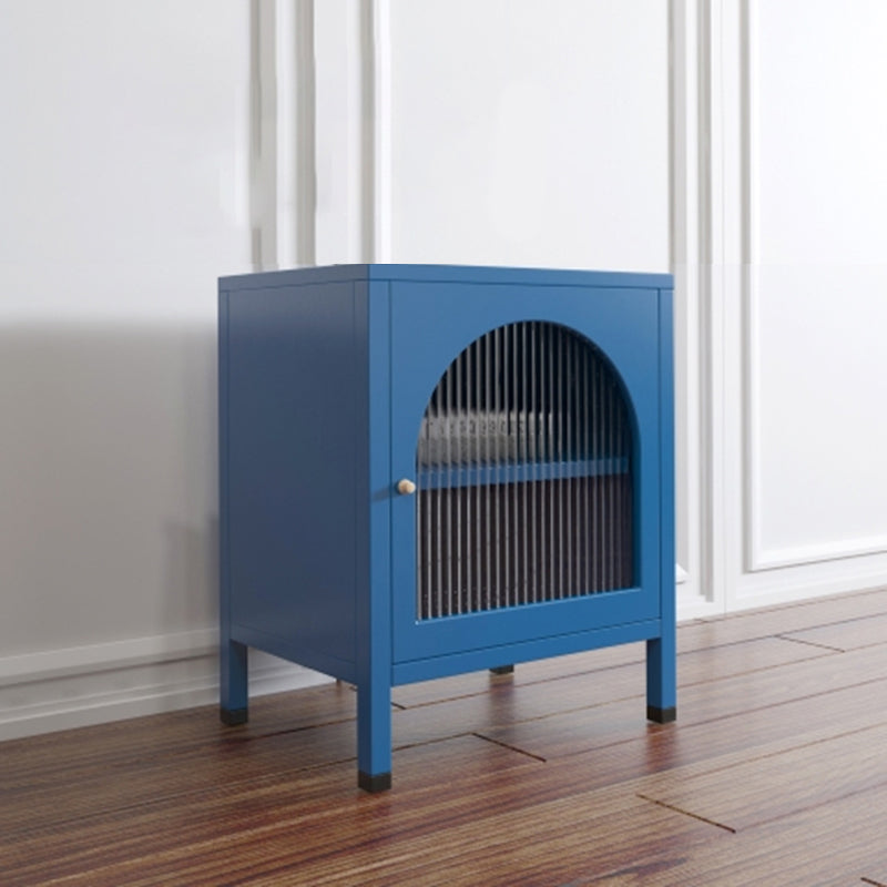 Metallic Pink/white/blue/yellow/black Square Door/round Door Nightstand