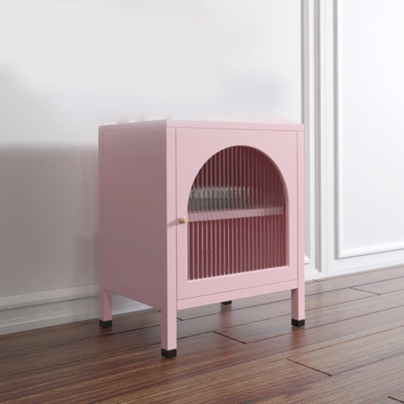 Metallic Pink/white/blue/yellow/black Square Door/round Door Nightstand