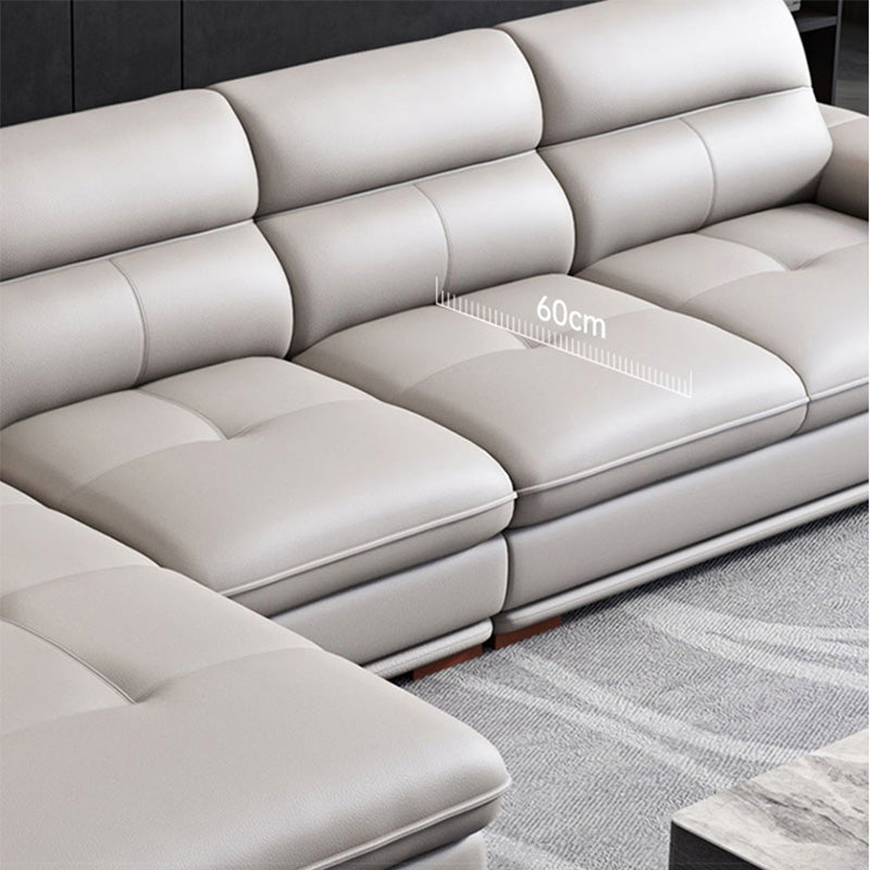 Pillow Top Arm Light-Grey Sofa/Sectionals with Wear-Resistant for Living Room