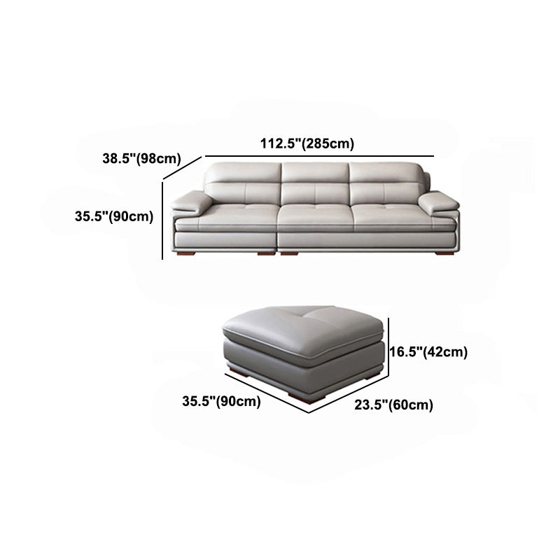 Pillow Top Arm Light-Grey Sofa/Sectionals with Wear-Resistant for Living Room