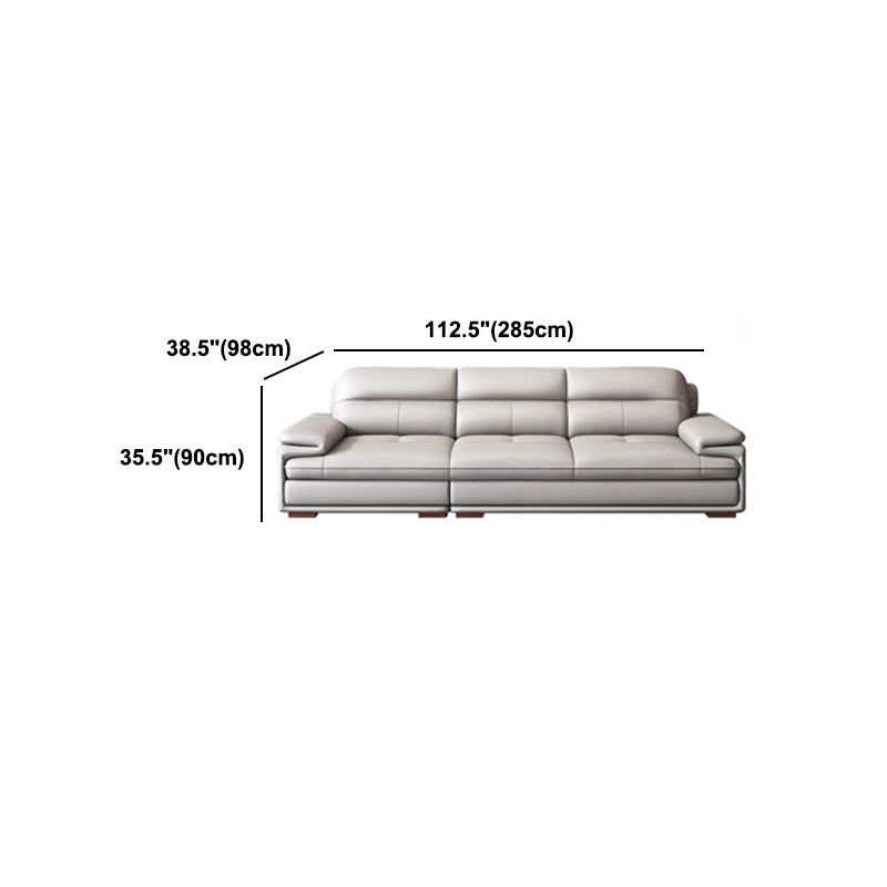 Pillow Top Arm Light-Grey Sofa/Sectionals with Wear-Resistant for Living Room