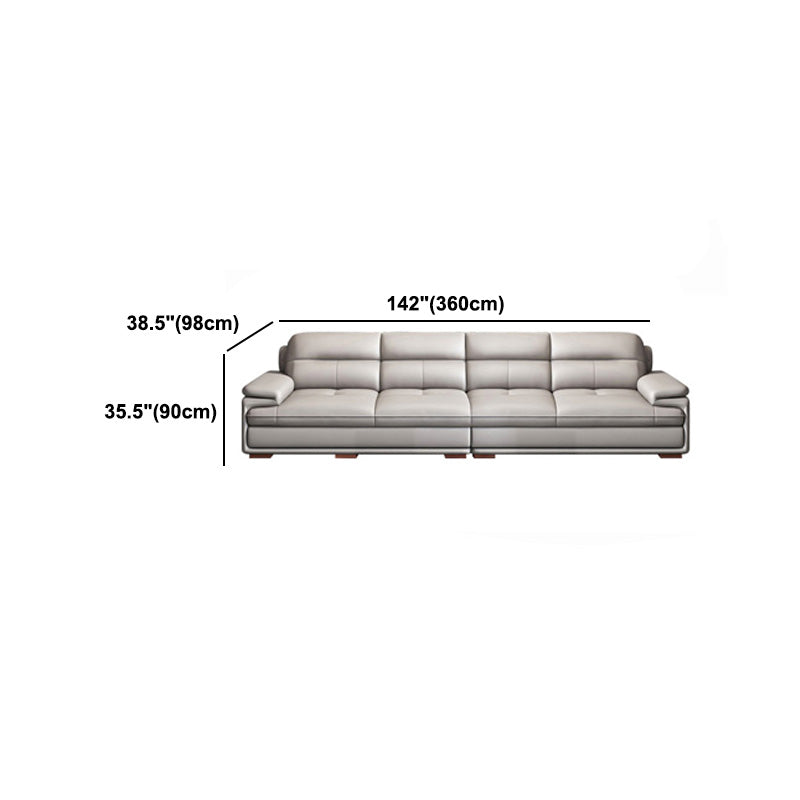 Pillow Top Arm Light-Grey Sofa/Sectionals with Wear-Resistant for Living Room