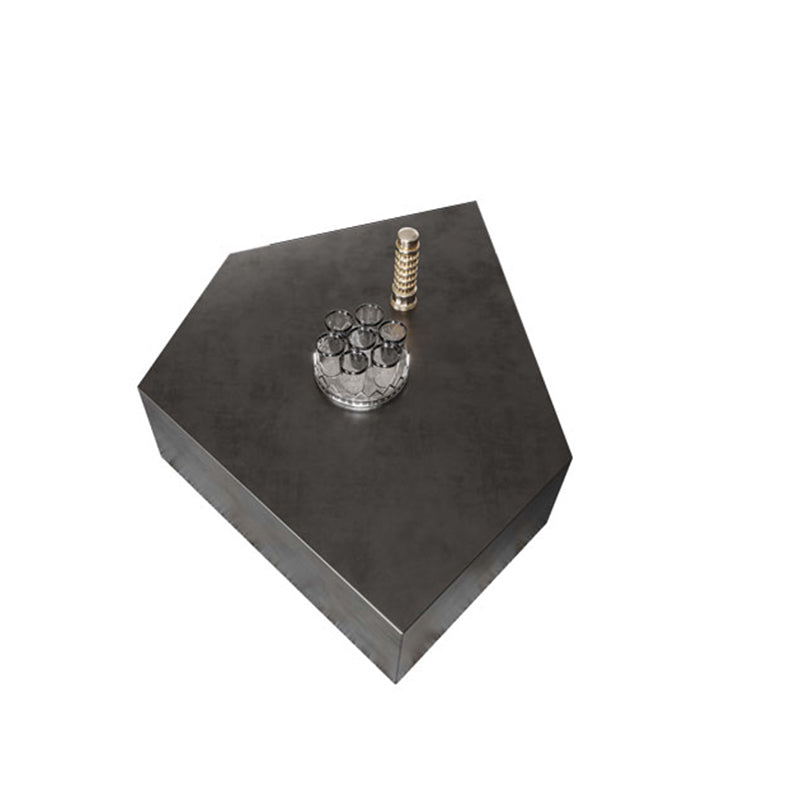 Modern Grey/brown Stainless Steel Coffee Table for Living Room Cocktail Table