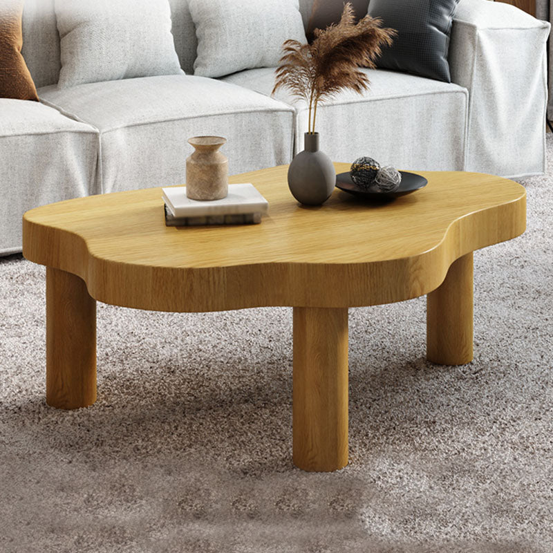 Modern Style Solid Wood Top Walnut/wood/white/teak/black Free Shape Coffee Table