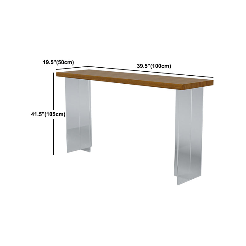 1/2/3/5/7 Piece Pub Dining Set Modern Natural Wood Pub Dining Set