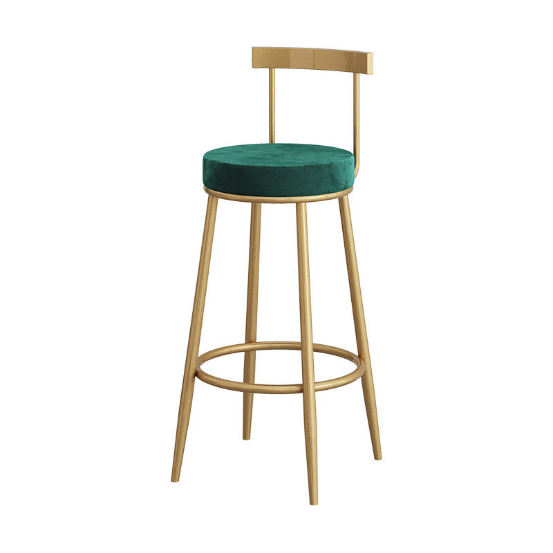 1/3 Pieces Glam Iron Bar Table Set White Stone Top Bistro Set with Shelf