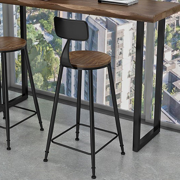 Industrial 1/3 Pieces Bar Table Set Rectangle Pine Wood Counter Table with High Stools