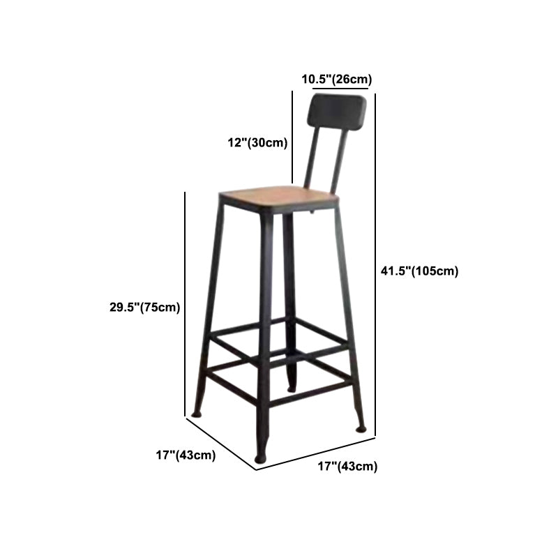 Industrial 1/3 Pieces Bar Table Set Rectangle Pine Wood Counter Table with High Stools