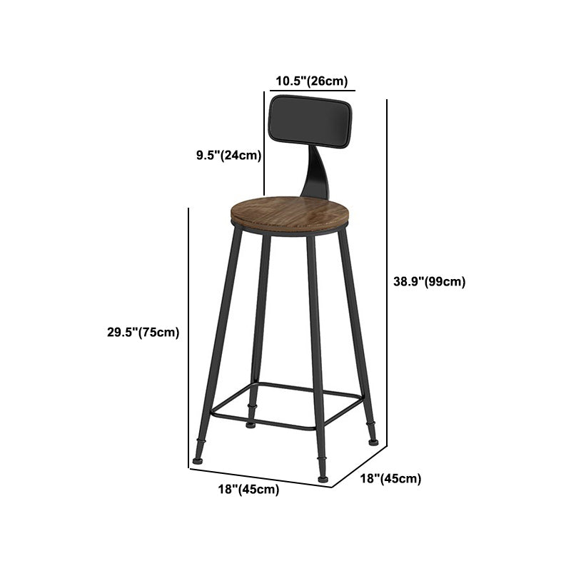 Industrial 1/3 Pieces Bar Table Set Rectangle Pine Wood Counter Table with High Stools