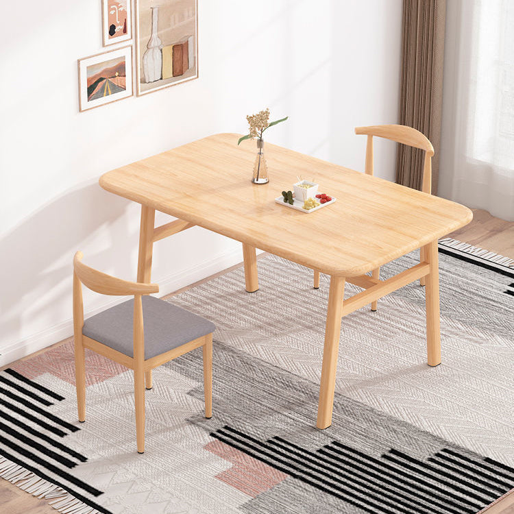 Modern Wood Dinette Set 1/2/3/5/7 Pieces Home Dining Table Sets