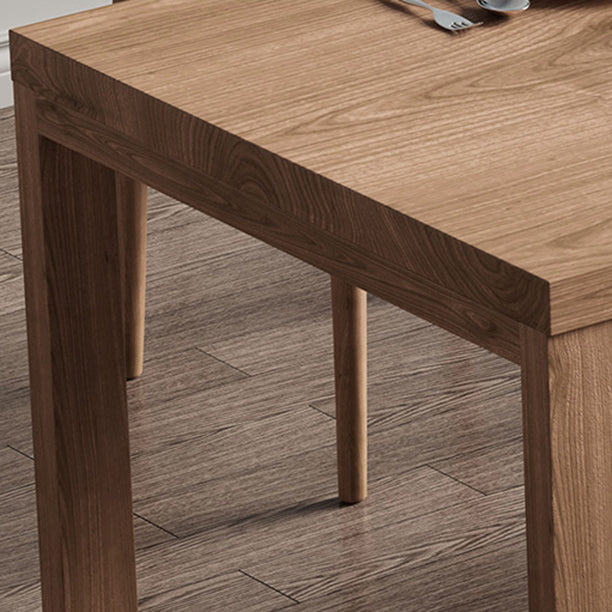 Modern Dining Set 1/4/5/7 Pieces Rectangle Pine Wood Dining Table for Dining Room