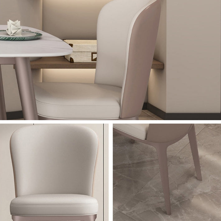 Modern Sintered Stone Dinette Set 1/2/5/7 Pieces Rectangular Dining Set