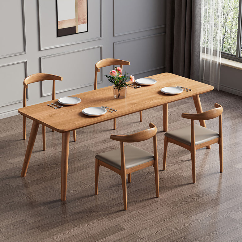 Modern 1/4/5/7 Pieces Dining Set Rectangle Pine Wood Dining Table for Dining Room Kitchen