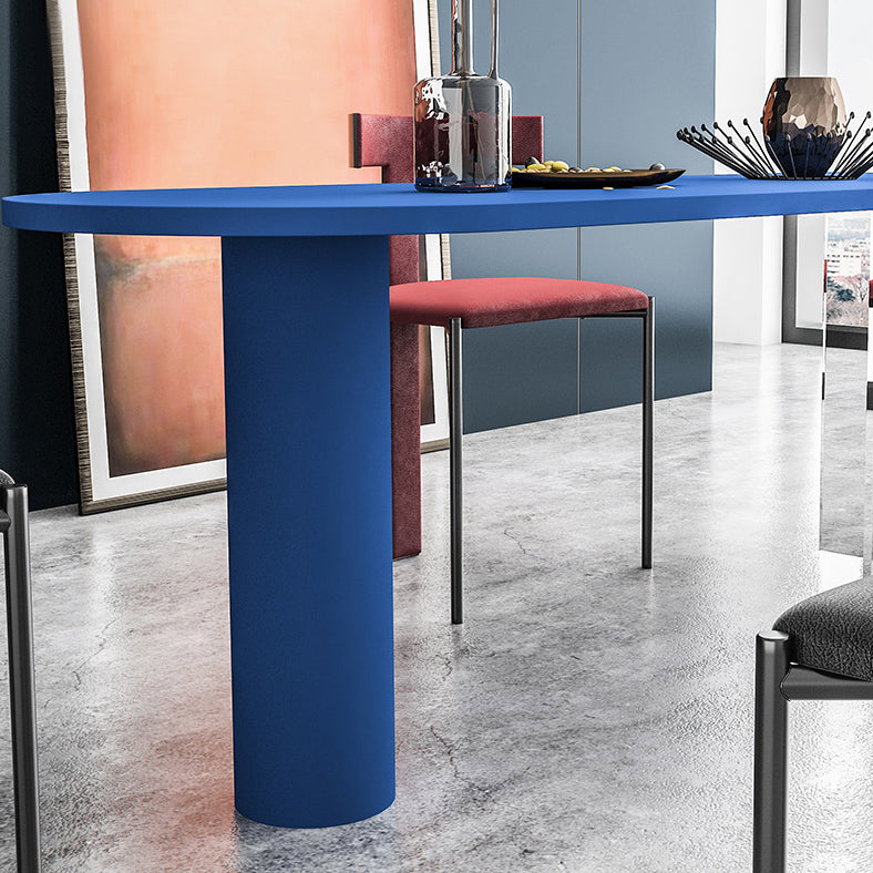 Modern Pink in Wood Counter Table Specialty Dining Table for Kitchen