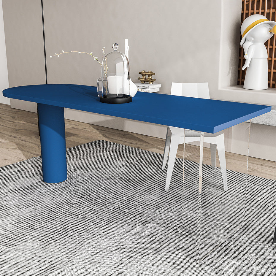 Modern Pink in Wood Counter Table Specialty Dining Table for Kitchen