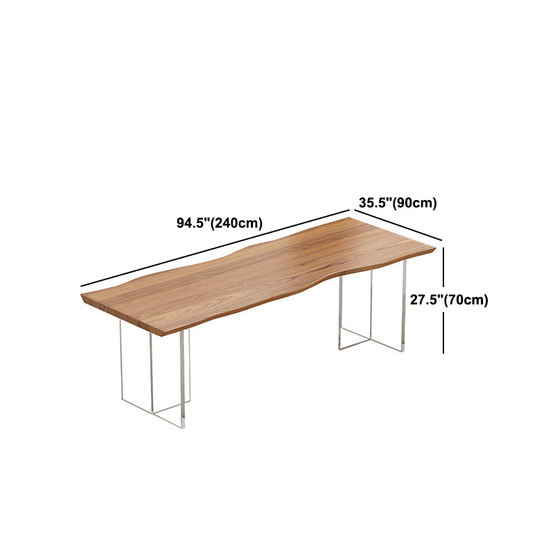 Modern Brown in Wood Table Specialty Dining Table for Kitchen