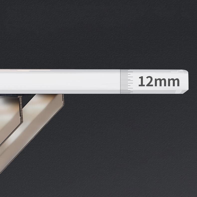 Steel Contemporary Rectangular Dining Table Glass Top Dining Table for Dining Room