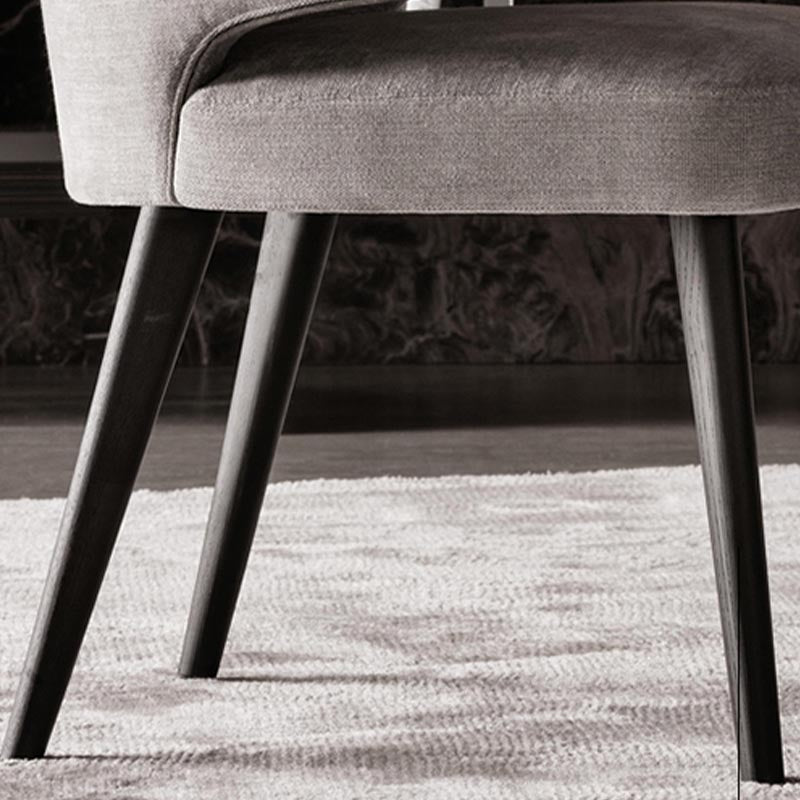 Contemporary Steel Dining Arm Chair Wingback Side Furniture Single in Matte Finish