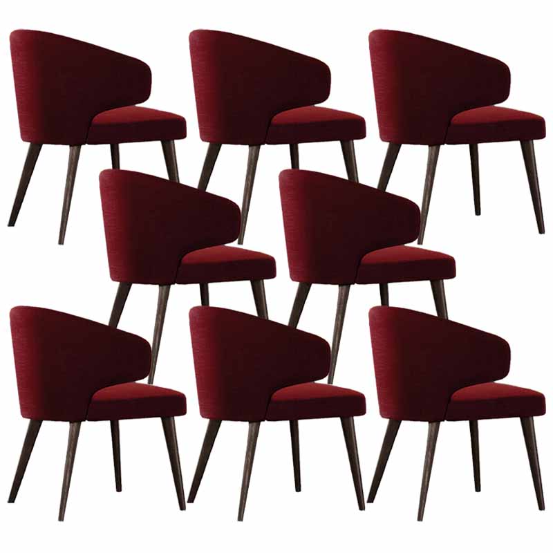 Contemporary Steel Dining Arm Chair Wingback Side Furniture Single in Matte Finish