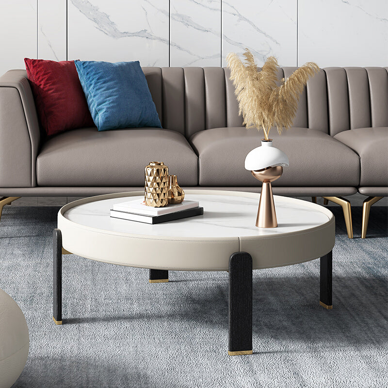 Slate Modern Coffee Table 1 Single Cocktail Table for Living Room