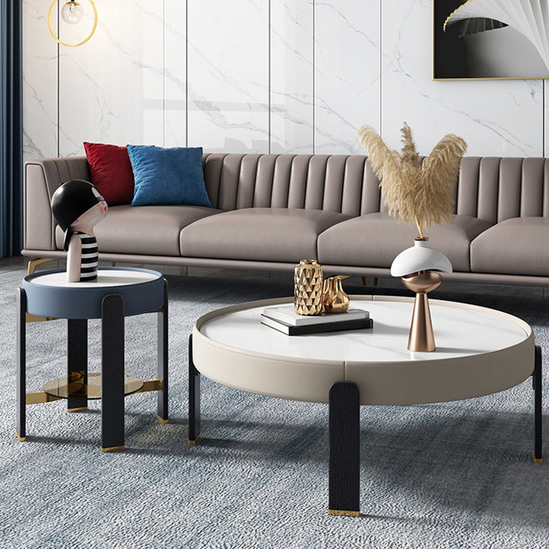 Slate Modern Coffee Table 1 Single Cocktail Table for Living Room