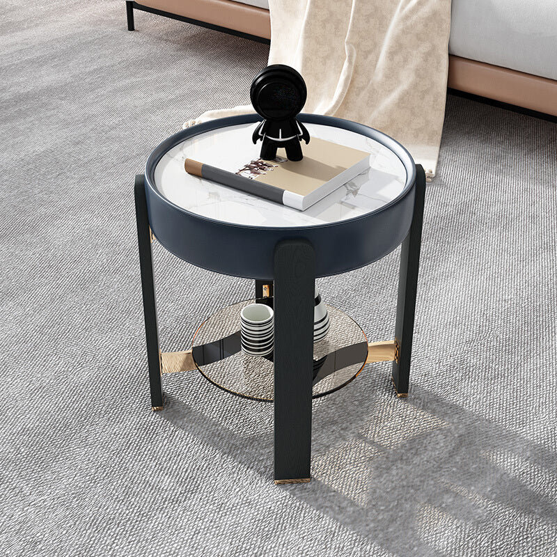 Slate Modern Coffee Table 1 Single Cocktail Table for Living Room